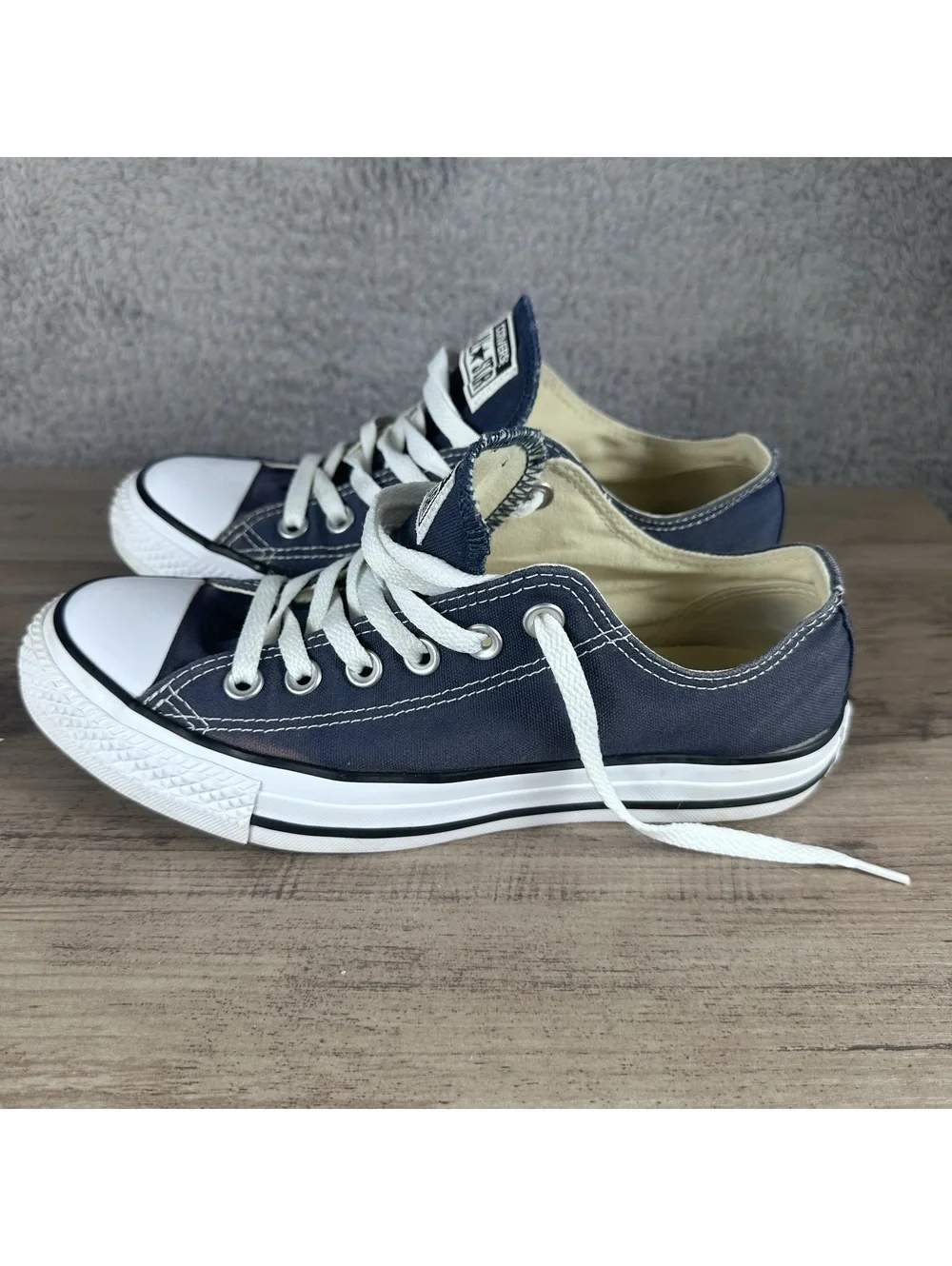 Converse All Star Low Top Sneakers Navy Blue Size 5.5 Women / 7.5 Men
